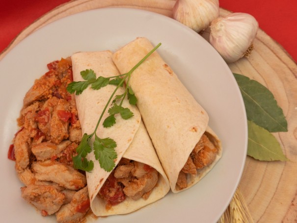 Relleno para fajitas caseras. Servicio a domicilio